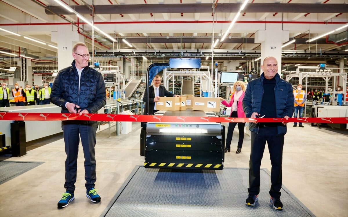 Die Eröffnung des neuen Puma Logistikzentrums in Geiselwind Die Eröffnung des neuen Puma Logistikzentrums in Geiselwind